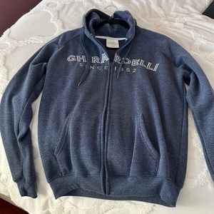 SF Ghirardelli zip up hoodie